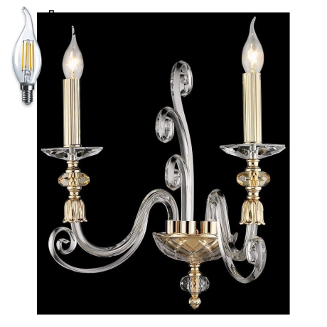 Бра в комплекте с Led лампами Wertmark WE174.02.301+Lamps 