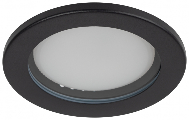 Встраиваемый светильник влагозащищенный ЭРА KL95 SBK SET 5 GX53 IP44 черный набор 5шт Б0070921 