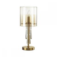 Настольная лампа Odeon Nicole с лампочкой 4886/1T+Lamps E14 Свеча