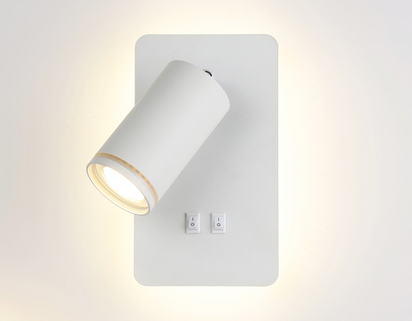 Настенный светодиодный светильник с выключателем Ambrella light WALLERS FW2465 