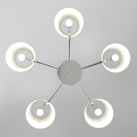 Подвесная люстра Eurosvet Amaretto 60155/5 хром 