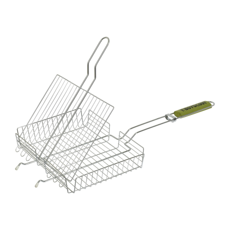 Решетка-гриль универсальная, картонный веер в подарок, 62(+5)x30x25x5,5 cм BoyScout 61302