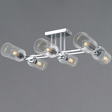 Люстра на штанге ILLUMICO NAPLES IL0780-6CSQ-25 CR NAPLES 