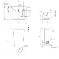 Набор скоб для накладного монтажа светильников Эра SPP-AC-403/404 (Б0051847)