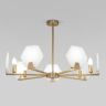 Люстра на штанге Eurosvet Marble 60158/7 латунь 