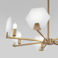 Люстра на штанге 60158/7 латунь Eurosvet (a065050)