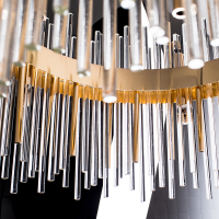 Подвесная люстра с лампочками Arte lamp A1007SP-10GO+Lamps