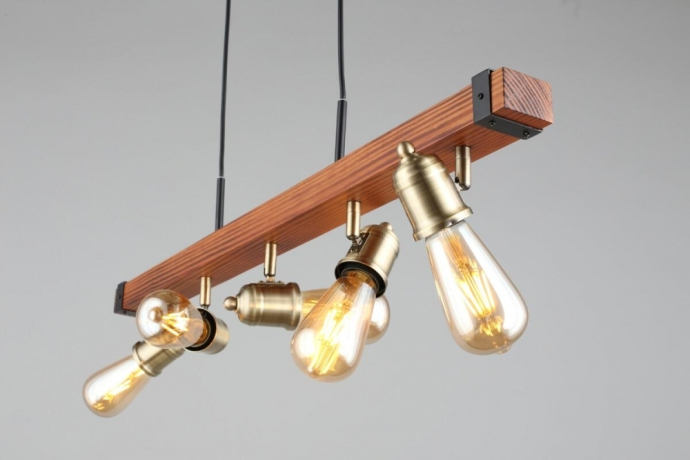 Светильник подвесной с лампочками Omnilux OML-94613-05+Lamps 