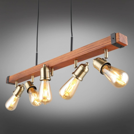 Светильник подвесной с лампочками Omnilux OML-94613-05+Lamps 