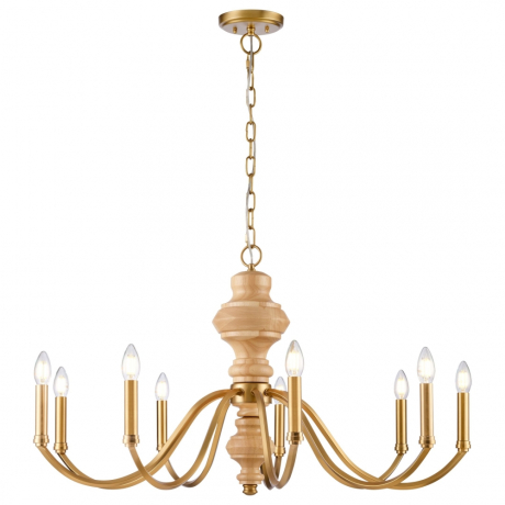 Светильник подвесной, E14, 9x40W Wertmark DONNA WE584.09.503 