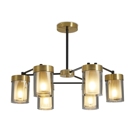 Люстра на штанге Freya Lora FR5432PL-06BBS 