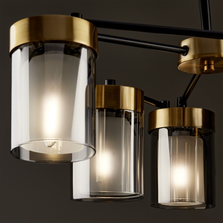 Люстра на штанге Freya Lora FR5432PL-06BBS 