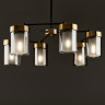 Люстра на штанге Freya Lora FR5432PL-06BBS 