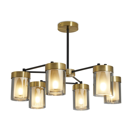 Люстра на штанге Freya Lora FR5432PL-06BBS 