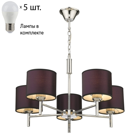 Подвесная люстра с лампочками Velante 291-123-05+Lamps E27 P45 
