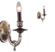 Бра Escada 642/1A E14*60W Antique Brass/Coffee