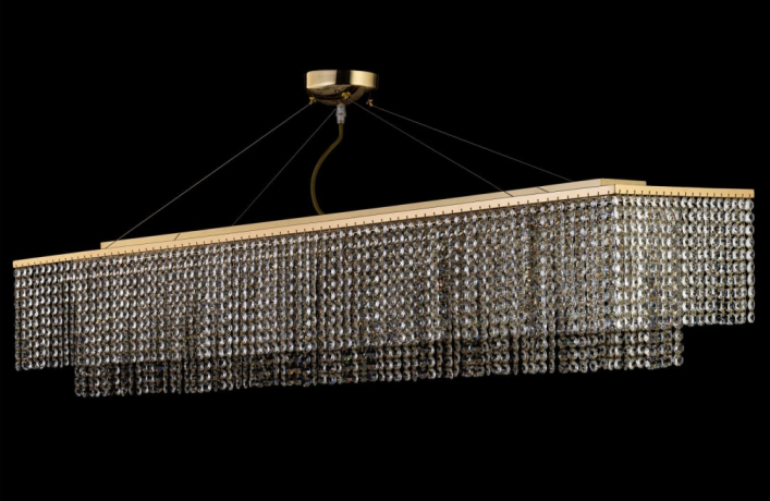 Подвесная люстра с лампочками Arti Lampadari Milano E 1.5.120X30.502 G+Lamps 