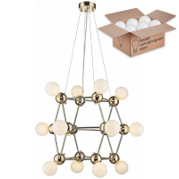 Подвесная люстра с лампочками Wertmark WE234.14.303+Lamps