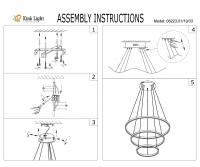 Подвесная светодиодная люстра Тор Kink Light 08223,19A(4000K)