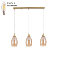 Светильник подвесной с лампочками Arte lamp A7951SP-3GO+Lamps