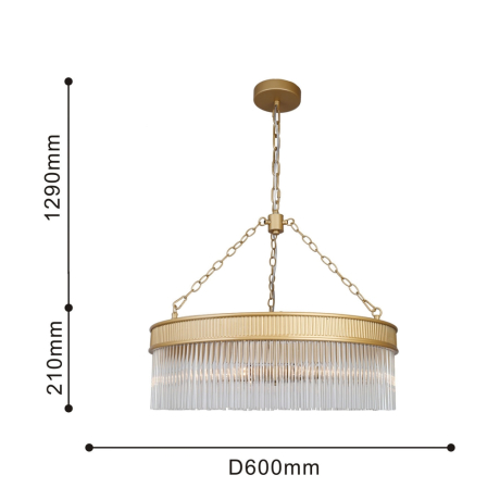 Подвесная люстра Favourite Turris 4200-6P 