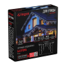 3*0,6м. Электрогирлянда-конструктор ''Бахрома'' 72LED (холодный) IP44 Vegas 55007