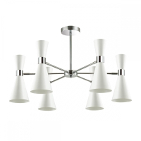 Люстра на штанге со светодиодными лампочками E14, комплект от Lustrof. №123196-627263