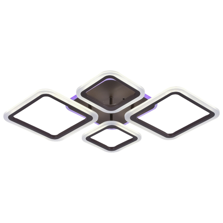 Светодиодная диммируемая люстра с ПДУ Profit Light 8075/2+2 COF 