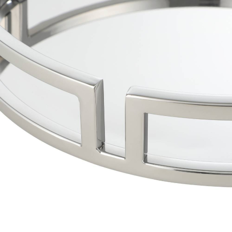 427019 Поднос декоративный SAVANT, L380, B380, H65, сталь, цвет хром Eglo 