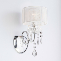 2045/1 Бра настенное Eurosvet хром/белый