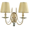 Бра Crystal Lux VICTORIA AP2 GOLD/AMBER 