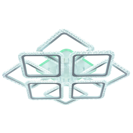 Светодиодная диммируемая люстра с ПДУ Profit Light 8029/4+4 WHT 