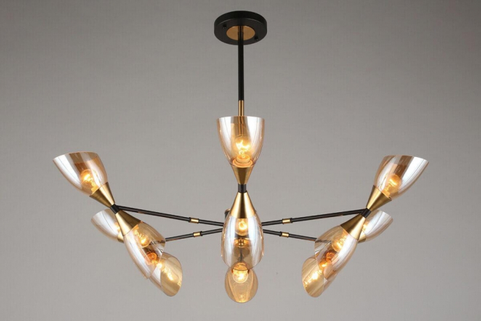 Люстра на штанге Omnilux Onno с Марусей OML-66807-12-M 