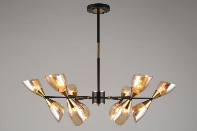 Люстра на штанге Omnilux Onno с Марусей OML-66807-12-M 