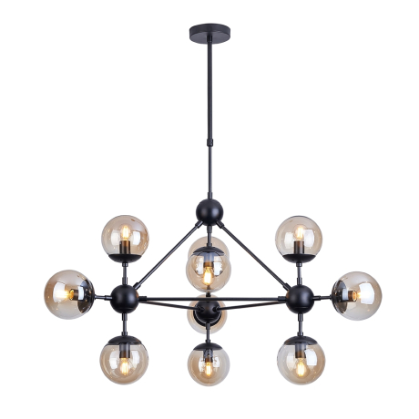 Люстра на штанге Arte Lamp Bolla A1664SP-10BK 