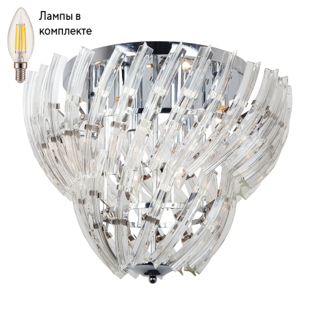 Потолочная люстра с лампочками Arte lamp A1054PL-6CC+Lamps 