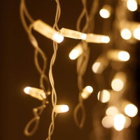 2,4*0,6м. Уличная гирлянда бахрома теплый свет Ardecoled 230V ARD-Edge-Classic-2400X600-White-88Led-Std Warm (26020)