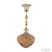 Подвесной светильник Bohemia Ivele Crystal 7003P 7003P/18 GW Amber-White/H-1A