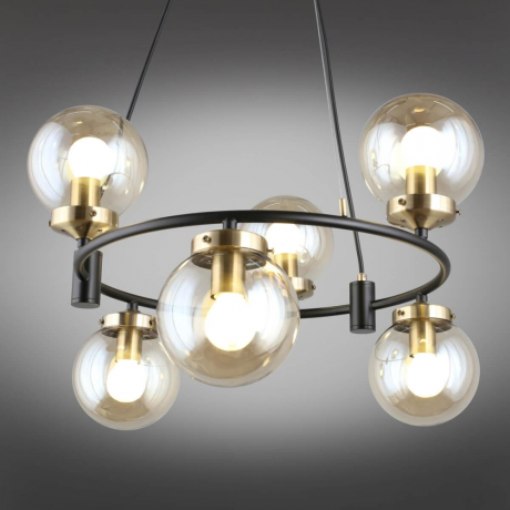 Люстра подвесная с лампочками Omnilux OML-94003-06+Lamps 