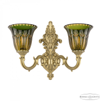 Бра Bohemia Ivele Crystal 7214B14/2/175 FP P2 U Amber-Green/H-1I