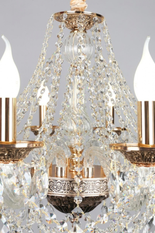 Люстра подвесная со светодиодными лампочками E14, комплект от Lustrof. №122323-657201 