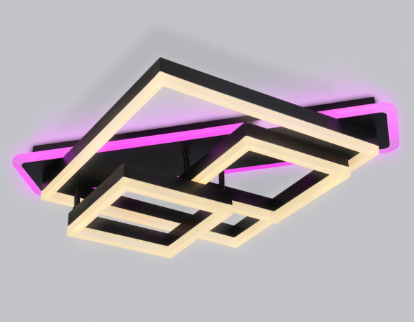 Потолочный светодиодный светильник с пультом Ambrella light ACRYLICA FA8533 