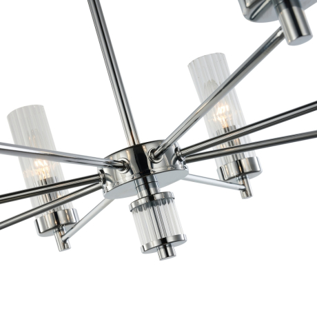 Подвесная люстра с лампочками Favourite Aesthetic 2672-16P+Lamps E14 Свеча 