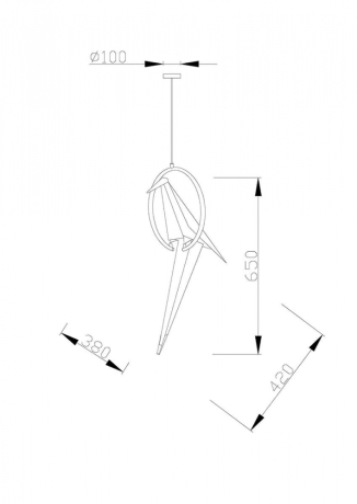 Подвесной светильник Moderli Birds V3071- 1PL 