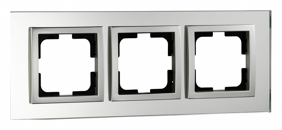 Рамка на 3 поста Mono Electric Style Glass 107-700000-162 