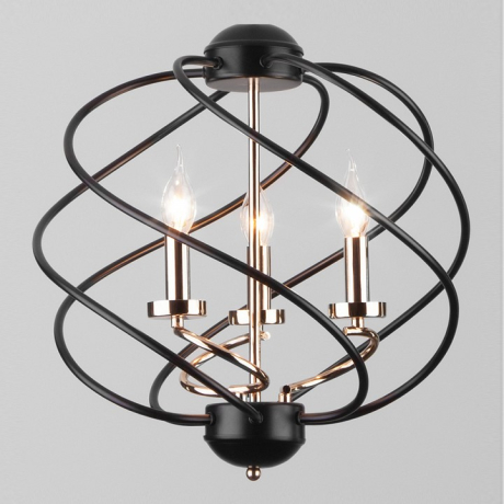 Подвесная люстра Eurosvet Sorrel 60105/3 черный 