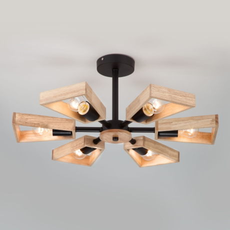 Потолочная люстра 70056/6 черный Eurosvet 