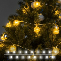 2.8м. Гирлянда нить теплый с эффектом мерцания Eurosvet 400-003 (a049835)