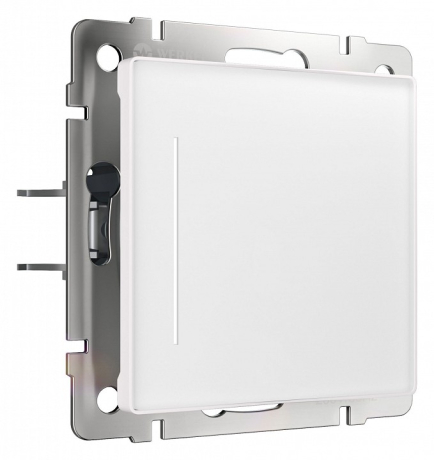 Выключатель сенсорый одноклавишный с подсветкой и функцией Wi-Fi, без рамки Werkel белый W4513001 