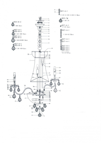 Люстра подвесная Lightstar Classic 700162 (MD00071-16) 